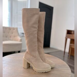 Dolce vita Corry h2O tan suede boots NWOT
